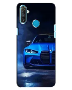 Чохол для Realme C3 з картинкою «Блакитна BMW M4»