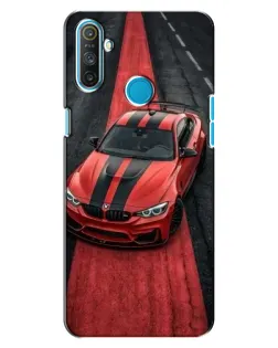 Чохол для Realme C3 з картинкою «BMW на червоній доріжці»