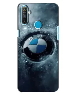 Чохол для Realme C3 з картинкою «Логотип BMW — лід»