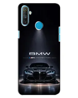 Чохол для Realme C3 з картинкою «BMW крізь нічне місто»