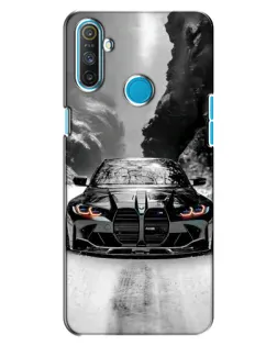 Чохол для Realme C3 з картинкою «BMW — акварельний дрифт»