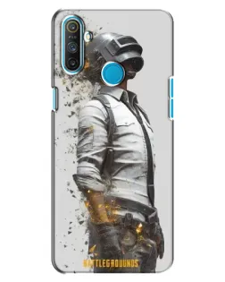 Чохол для Realme C3 з картинкою «PUBG — боєць у пилу»