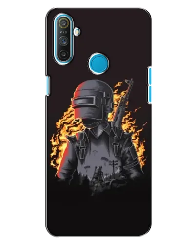 Чохол для Realme C3 з картинкою «PUBG — вогняний силует» Чохол для Realme C3 з картинкою «PUBG — вогняний силует»