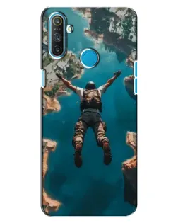 Чохол для Realme C3 з картинкою «PUBG — вільне падіння»