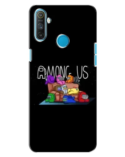Чехол для Realme C3 с картинкой «Логотип Among Us» Чехол для Realme C3 с картинкой «Логотип Among Us»
