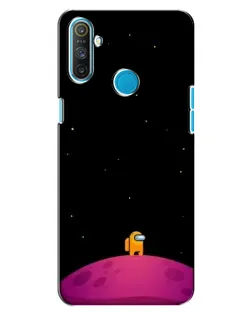 Чохол для Realme C3 з картинкою «Самотній герой на планеті» Чохол для Realme C3 з картинкою «Самотній герой на планеті»