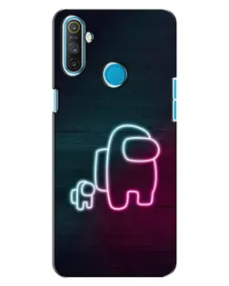 Чохол для Realme C3 з картинкою «Among Us неон-арт» Чохол для Realme C3 з картинкою «Among Us неон-арт»