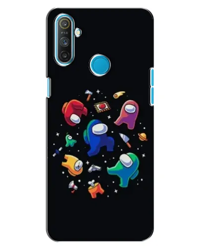 Чехол для Realme C3 с картинкой «Among Us космос» Чехол для Realme C3 с картинкой «Among Us космос»