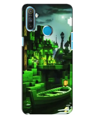 Чехол для Realme C3 с картинкой «Minecraft лесной пейзаж» Чехол для Realme C3 с картинкой «Minecraft лесной пейзаж»