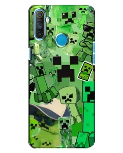 Чохол для Realme C3 з картинкою «Кріпери Minecraft» Чохол для Realme C3 з картинкою «Кріпери Minecraft»