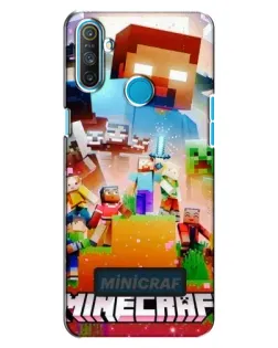 Чохол для Realme C3 з картинкою «Minecraft герої гри» Чохол для Realme C3 з картинкою «Minecraft герої гри»
