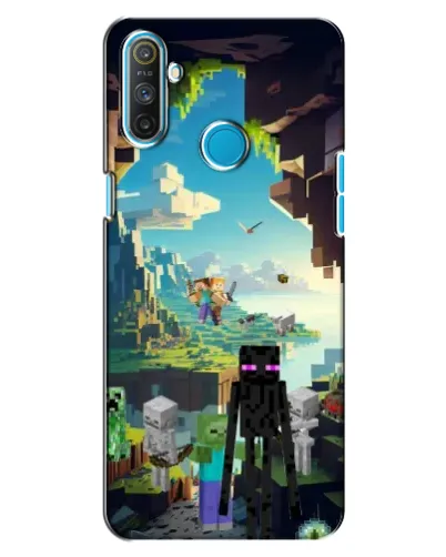Чехол для Realme C3 с картинкой «Эндермен в лесу» Чехол для Realme C3 с картинкой «Эндермен в лесу»