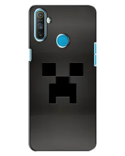 Чехол для Realme C3 с картинкой «Черный крипер градиент»