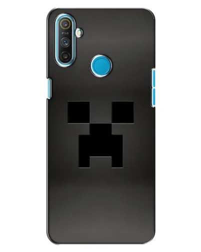 Чехол для Realme C3 с картинкой «Черный крипер градиент» Чехол для Realme C3 с картинкой «Черный крипер градиент»