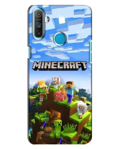 Чехол для Realme C3 с картинкой «Minecraft классический мир» Чехол для Realme C3 с картинкой «Minecraft классический мир»