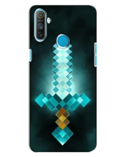 Чехол для Realme C3 с картинкой «Алмазный меч неон» Чехол для Realme C3 с картинкой «Алмазный меч неон»