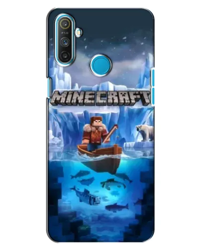 Чехол для Realme C3 с картинкой «Minecraft ледяной мир» Чехол для Realme C3 с картинкой «Minecraft ледяной мир»