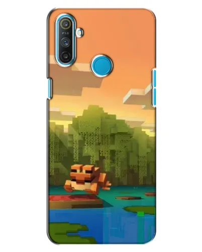 Чехол для Realme C3 с картинкой «Майнкрафт закат солнца» Чехол для Realme C3 с картинкой «Майнкрафт закат солнца»