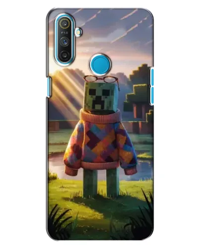Чехол для Realme C3 с картинкой «Крипер в свитере» Чехол для Realme C3 с картинкой «Крипер в свитере»