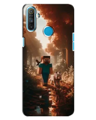 Чехол для Realme C3 с картинкой «Стив в лесу» Чехол для Realme C3 с картинкой «Стив в лесу»