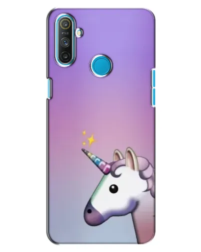 Чехол для Realme C3 с картинкой «Единорог градиент»