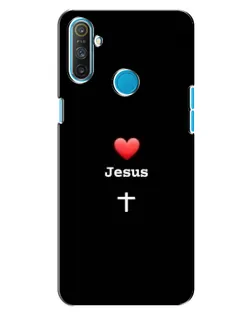 Чохол для Realme C3 з картинкою «Серце - Jesus»