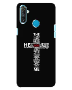 Чехол для Realme C3 с картинкой «Текстовый крест» Чехол для Realme C3 с картинкой «Текстовый крест»