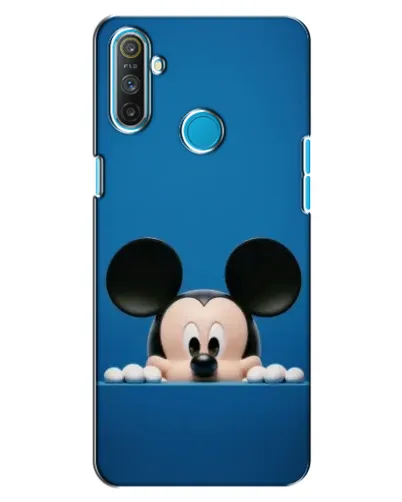 Чехол для Realme C3 с картинкой «Микки выглядывает»