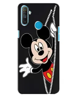 Чехол для Realme C3 с картинкой «Микки раздвигает стены»