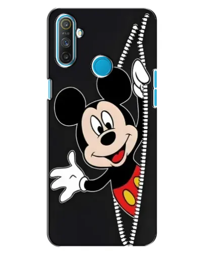 Чехол для Realme C3 с картинкой «Микки раздвигает стены»