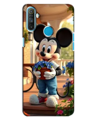Чехол для Realme C3 с картинкой «Микки садовод»
