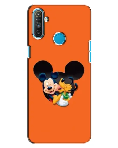 Чехол для Realme C3 с картинкой «Сердце Микки Минни»