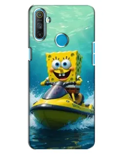 Чехол для Realme C3 с картинкой «Спанч Боб на гидроцикле» Чехол для Realme C3 с картинкой «Спанч Боб на гидроцикле»