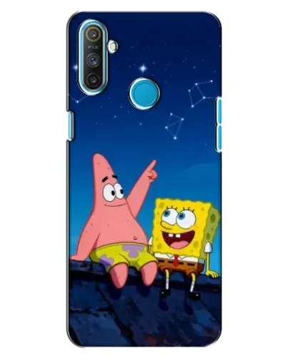Чехол для Realme C3 с картинкой «Губка Боб и Патрик ночью» Чехол для Realme C3 с картинкой «Губка Боб и Патрик ночью»
