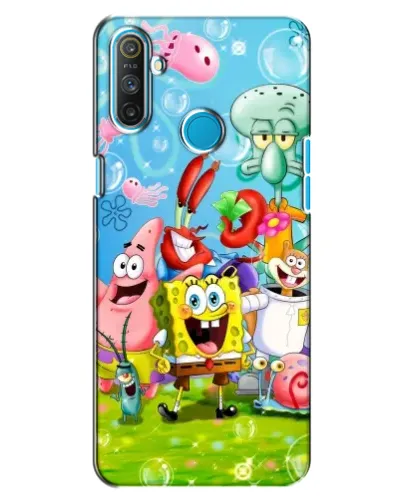 Чехол для Realme C3 с картинкой «Губка Боб и друзья» Чехол для Realme C3 с картинкой «Губка Боб и друзья»