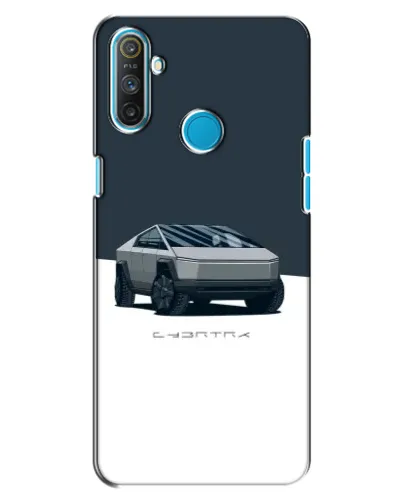 Чехол для Realme C3 с картинкой «Серебристый Cybertruck Tesla» Чехол для Realme C3 с картинкой «Серебристый Cybertruck Tesla»