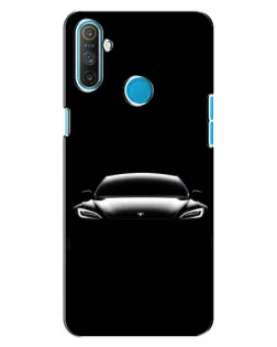 Чохол для Realme C3 з картинкою «Фари Tesla Night»