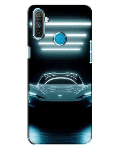 Чехол для Realme C3 с картинкой «Tesla в неоне» Чехол для Realme C3 с картинкой «Tesla в неоне»