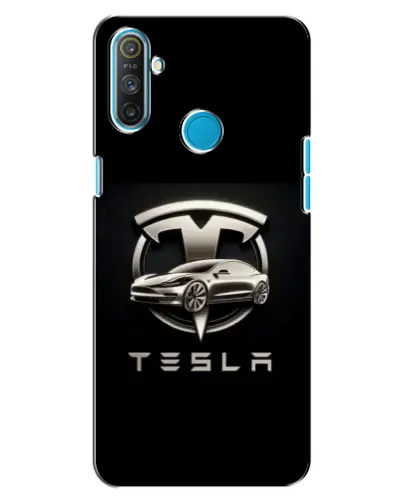 Чехол для Realme C3 с картинкой «Tesla — серебристое авто» Чехол для Realme C3 с картинкой «Tesla — серебристое авто»