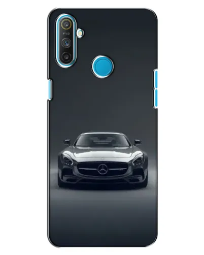 Чехол для Realme C3 с картинкой «Mercedes на черном»