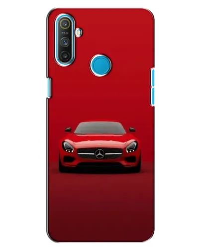 Чехол для Realme C3 с картинкой «Красный Mercedes AMG»