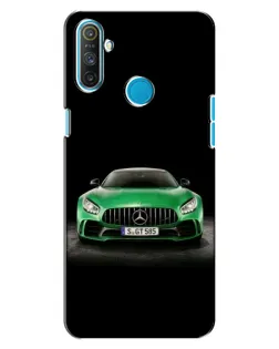 Чехол для Realme C3 с картинкой «Mercedes — неоновый лого» Чехол для Realme C3 с картинкой «Mercedes — неоновый лого»