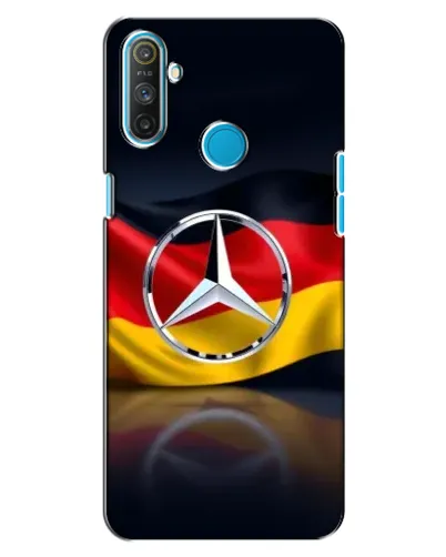 Чехол для Realme C3 с картинкой «Mercedes — флаг Германии»