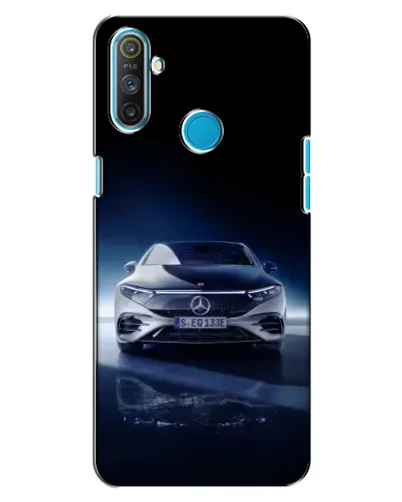 Чехол для Realme C3 с картинкой «Ночной Mercedes EQ»