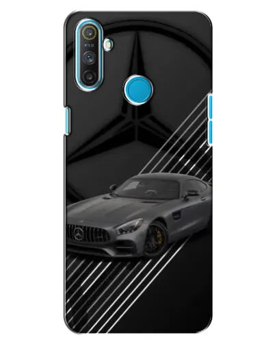 Чехол для Realme C3 с картинкой «Mercedes AMG — графика»