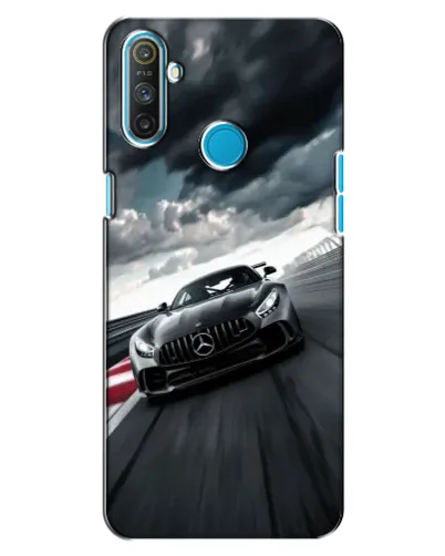 Чехол для Realme C3 с картинкой «Гоночный Mercedes AMG»