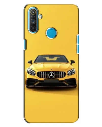 Чехол для Realme C3 с картинкой «Желтый Mercedes GT»