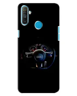 Чохол для Realme C3 з картинкою «Салон Audi — кермо»