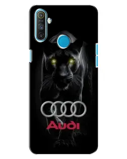 Чохол для Realme C3 з картинкою «Пантера та Audi»
