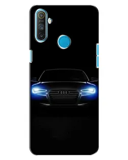 Чохол для Realme C3 з картинкою «Audi в неоні»